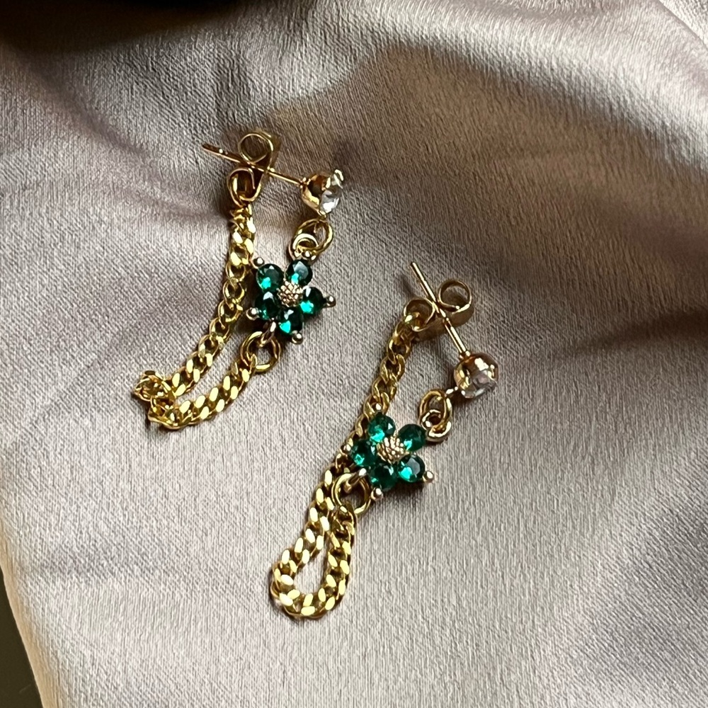 Women’s flower earrings